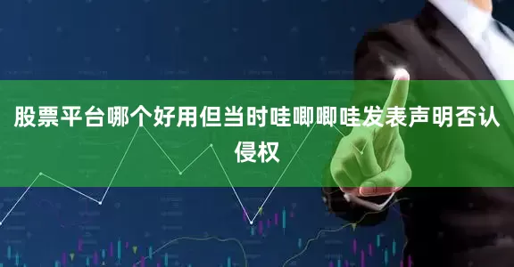 股票平台哪个好用但当时哇唧唧哇发表声明否认侵权